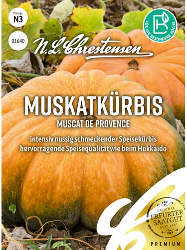 Hauptbild des Artikels " Muskatkrbis Muscat de Provence" aus der Kategorie "Krbissamen"