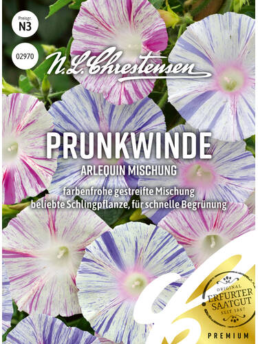 Hauptbild des Artikels " Prunkwinde Arlequin Mischung" aus der Kategorie "Samen"