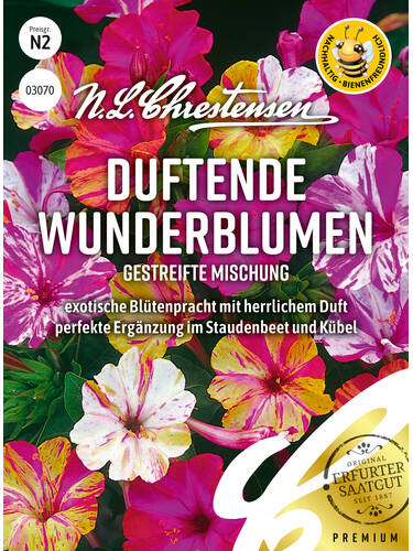 Samen -  Wunderblume gestreifte Mischung