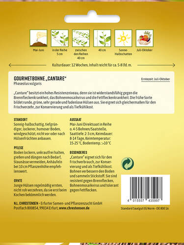 Gourmetbohne Cantare Bild 2