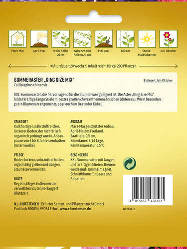 erstes zustzliches Bild des Artikels "XXL-Sommeraster King-Size Mix" aus der Kategorie "Samen"