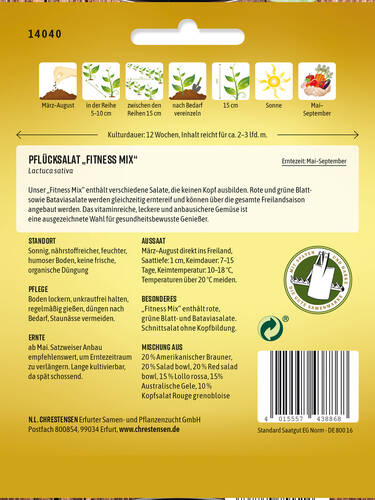 Erstes Zusatzbild des Artikels "Pflcksalat Fitness Mix" (Bildbeschreibung ist in Arbeit