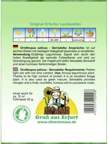 erstes zustzliches Bild des Artikels "Serradella" aus der Kategorie "Samen"