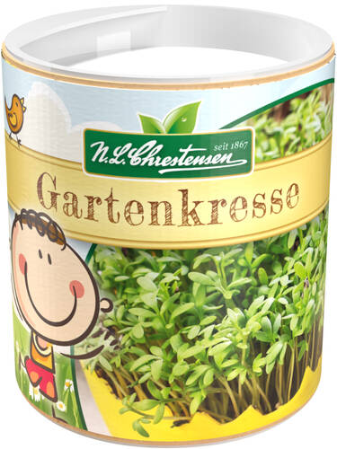 zweites zustzliches Bild des Artikels "Streudose Gartenkinder Gartenkresse, Einfache" aus der Kategorie "Samen"