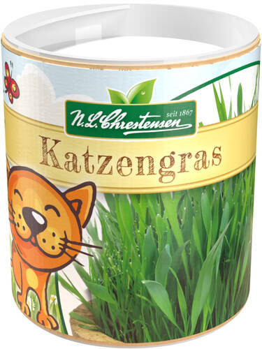 zweites zustzliches Bild des Artikels "Streudose Gartenkinder Katzengras"