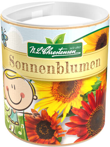 zweites zustzliches Bild des Artikels "Streudose Gartenkinder Sonnenblumen Farbfascination" aus der Kategorie "Samen"