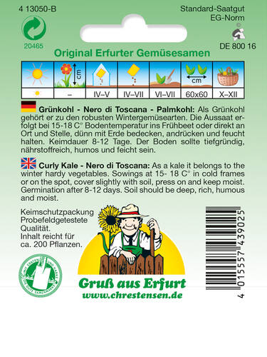erstes zustzliches Bild des Artikels "Grnkohl Nero di Toscana"