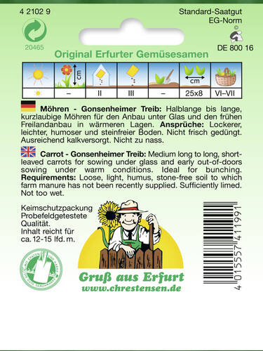 erstes zustzliches Bild des Artikels "Mhre Gonsenheimer Treib" aus der Kategorie "Samen"