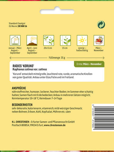 Erstes Zusatzbild des Artikels "Radies Korund" (Bildbeschreibung ist in Arbeit