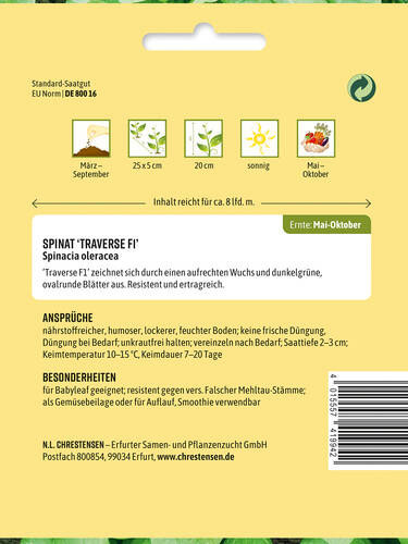 Erstes Zusatzbild des Artikels "Spinat Traverse, F1" (Bildbeschreibung ist in Arbeit