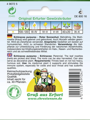 erstes zustzliches Bild des Artikels "Roter Sonnenhut" aus der Kategorie "Samen"