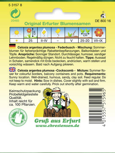 erstes zustzliches Bild des Artikels "Federbusch Mischung" aus der Kategorie "Samen"