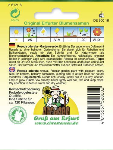 erstes zustzliches Bild des Artikels "Gartenresede" aus der Kategorie "Samen"