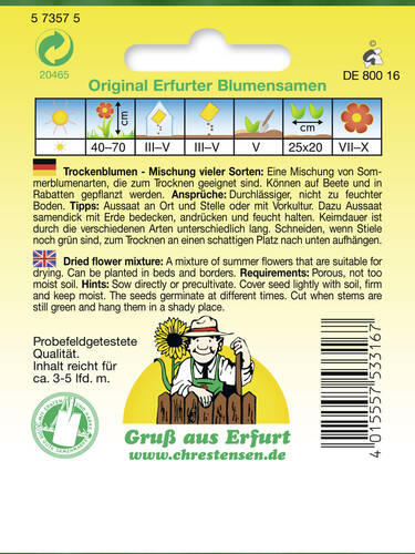 erstes zustzliches Bild des Artikels "Trockenblumen-Mischung vieler Sorten"