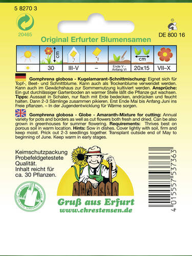 erstes zustzliches Bild des Artikels "Kugelamarant Schnittmischung"