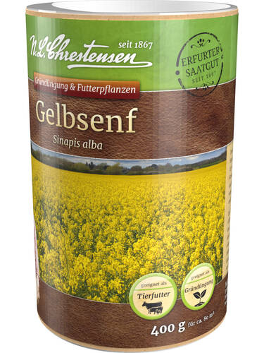 erstes zustzliches Bild des Artikels "Gelbsenf 400g Dose" aus der Kategorie "Grndngung Samen"