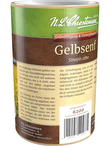 zweites zustzliches Bild des Artikels "Gelbsenf 400g Dose" aus der Kategorie "Grndngung Samen"