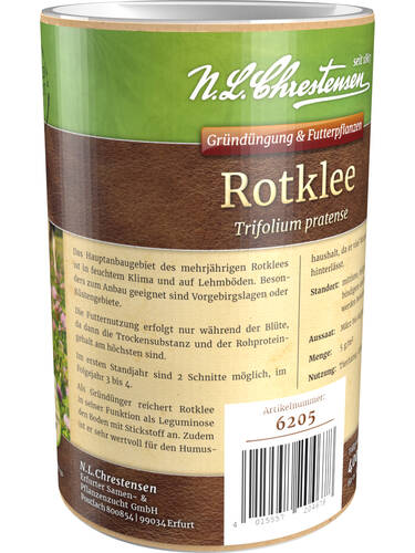 zweites zustzliches Bild des Artikels "Rotklee Streudose 400g" aus der Kategorie "Grndngung Samen"