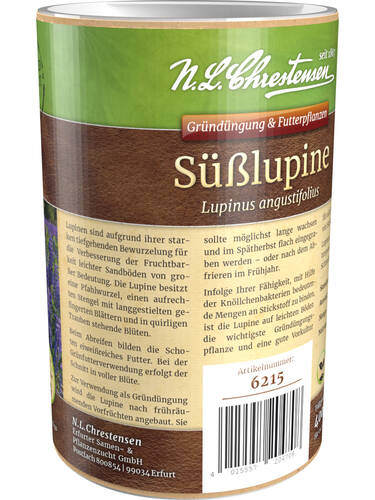 zweites zustzliches Bild des Artikels "Slupine 400g Dose" aus der Kategorie "Grndngung Samen"