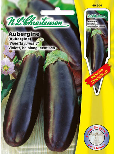 Samen - Aubergine Early Long Purple 3