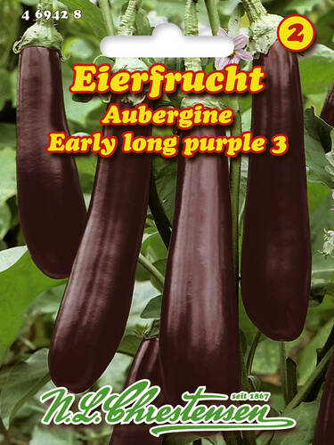 Samen - Aubergine Early Long Purple 3