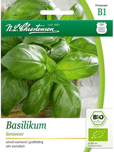 Hauptbild des Artikels "BIO-Basilikum Genoveser" aus der Kategorie "Bio Samen"