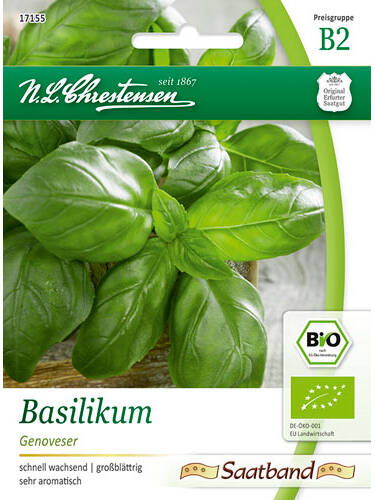 Hauptbild des Artikels "BIO-Basilikum Genoveser" aus der Kategorie "Samen"