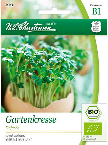 Samen - BIO-Gartenkresse Einfache