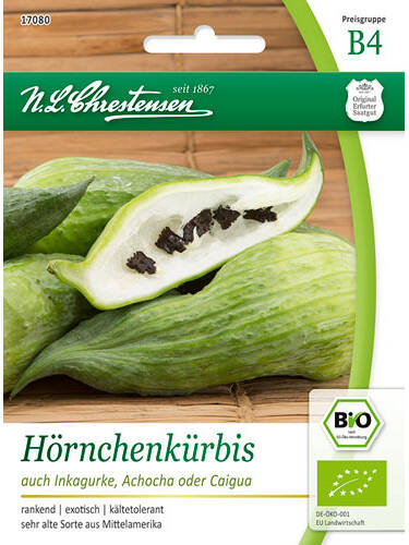 Hauptbild des Artikels "BIO-Hrnchenkrbis (Inkagurke, Achocha, Caiqua)" aus der Kategorie "Samen"