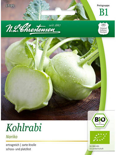Hauptbild des Artikels "BIO-Kohlrabi Noriko" aus der Kategorie "Kohlsamen"