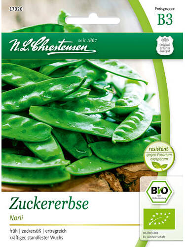 Hauptbild des Artikels "BIO-Zuckererbse Norli" aus der Kategorie "Erbsensamen"