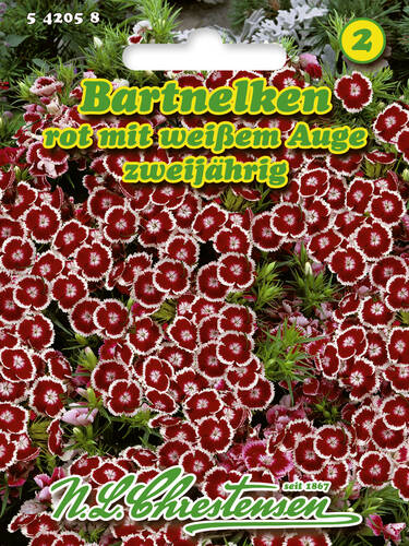 Hauptbild des Artikels "Bartnelke Rot mit weiem Auge" aus der Kategorie "Samen"