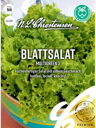 Hauptbild des Artikels "Blattsalat Multigreen 3" aus der Kategorie "Salatsamen"