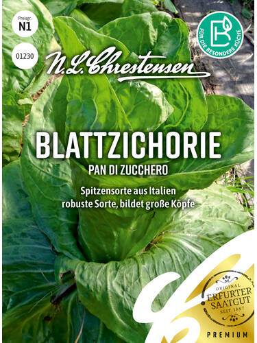 Hauptbild des Artikels "Blattzichorie Pan di zucchero" aus der Kategorie "Salatsamen"