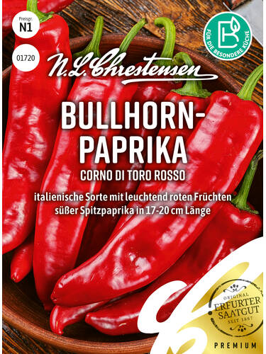 Hauptbild des Artikels "Bullhorn-Paprika Corno di toro rosso"