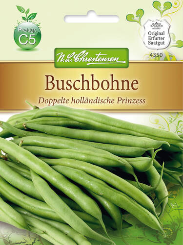 Buschbohne Dubbele Witte z. dr.