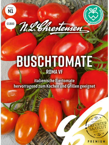 Tomatensamen - Buschtomate Roma VF