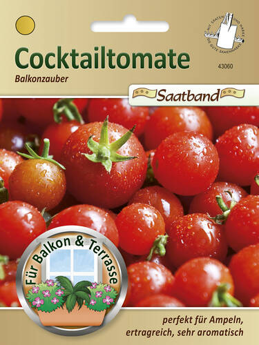 Hauptbild des Artikels "Cocktailtomate Balkonzauber" aus der Kategorie "Samen"