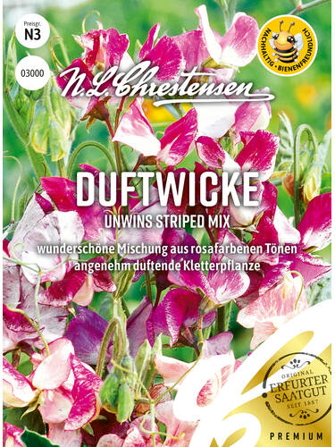 Samen - Duftwicke Unwins Striped Mix