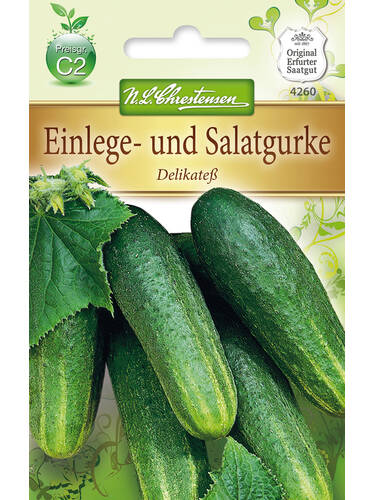 Gurkensamen - Einlege- und Salatgurke Delikate