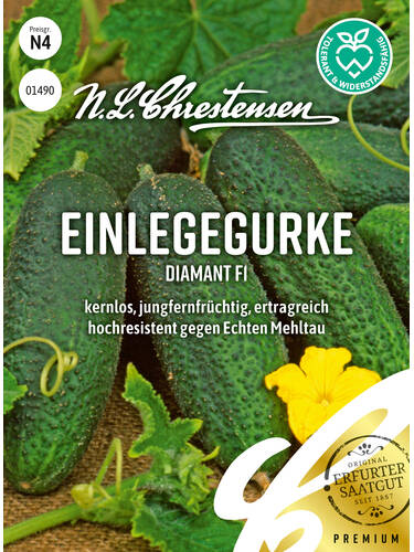 Gurkensamen - Einlegegurke Diamant, F1