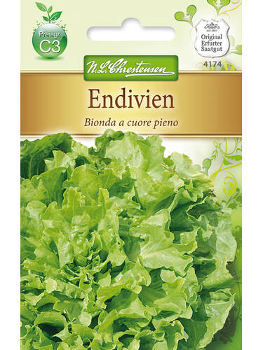 Hauptbild des Artikels "Endivien Bionda a cuore pieno" aus der Kategorie "Salatsamen"