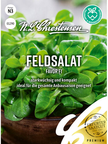 Hauptbild des Artikels "Feldsalat Favor, F1" aus der Kategorie "Salatsamen"
