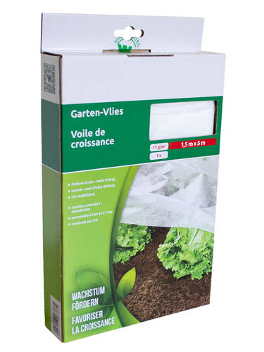 Garten-Vlies 1,5 x 5 m, UV-stabilisiert