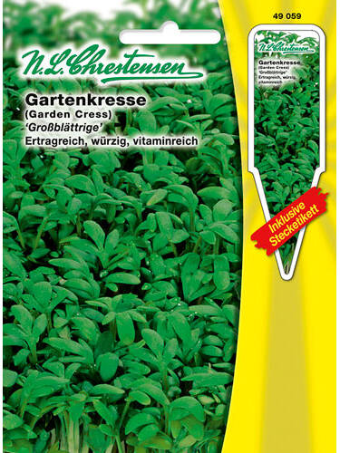 Hauptbild des Artikels "Gartenkresse Groblttrige" aus der Kategorie "Samen"