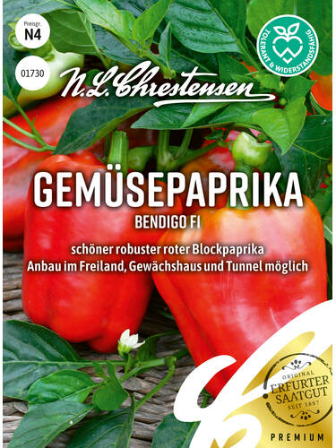 Hauptbild des Artikels "Gemsepaprika Bendigo, F1" aus der Kategorie "Samen"