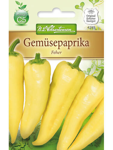 Balkonpflanzen - Gemsepaprika Feher