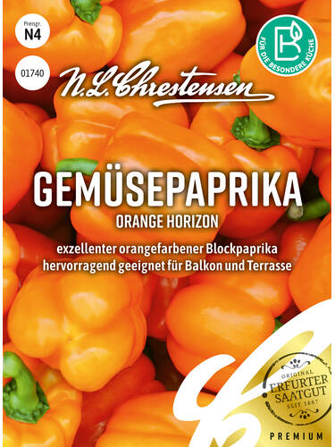 Samen - Gemüsepaprika Orange Horizon