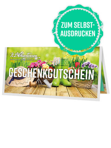 Geschenk-Gutschein zum Ausdrucken