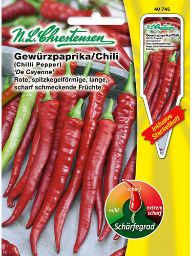 Hauptbild des Artikels "Gewrzpaprika/Chili De Cayenne" aus der Kategorie "Samen"
